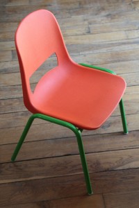 Rouge garden chaise vintage design enfant Kokette