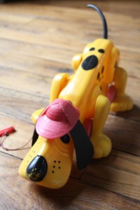 chien Rufo playskool jouet vintage Rouge Garden