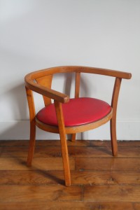 petite chaise années 50 Rouge Garden