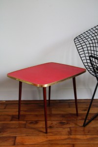 table basse Formica Rouge Garden